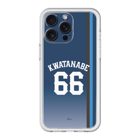 スリムプロテクションプレミアムケース［ 埼玉西武ライオンズ- #66 WATANABE - ビジター ］