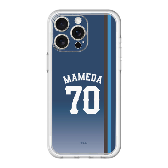 スリムプロテクションプレミアムケース［ 埼玉西武ライオンズ- #70 MAMEDA - ビジター ］