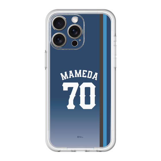 スリムプロテクションプレミアムケース［ 埼玉西武ライオンズ- #70 MAMEDA - ビジター ］