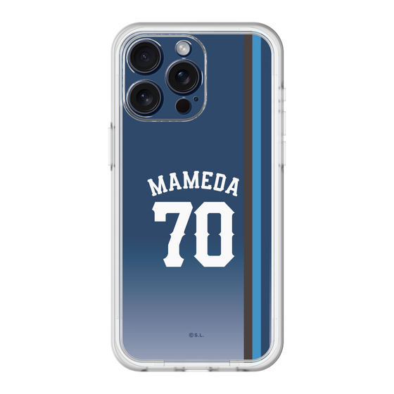 スリムプロテクションプレミアムケース［ 埼玉西武ライオンズ- #70 MAMEDA - ビジター ］