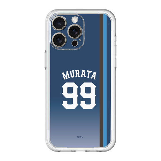 スリムプロテクションプレミアムケース［ 埼玉西武ライオンズ- #99 MURATA - ビジター ］