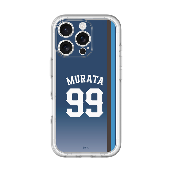 スリムプロテクションプレミアムケース［ 埼玉西武ライオンズ- #99 MURATA - ビジター ］