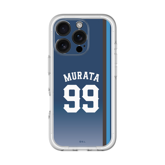 スリムプロテクションプレミアムケース［ 埼玉西武ライオンズ- #99 MURATA - ビジター ］