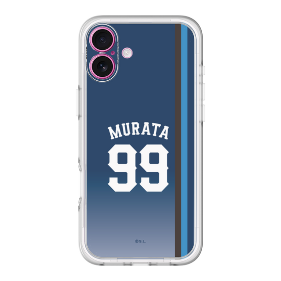 スリムプロテクションプレミアムケース［ 埼玉西武ライオンズ- #99 MURATA - ビジター ］