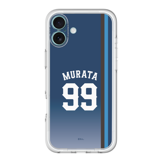 スリムプロテクションプレミアムケース［ 埼玉西武ライオンズ- #99 MURATA - ビジター ］