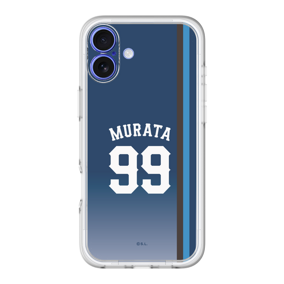 スリムプロテクションプレミアムケース［ 埼玉西武ライオンズ- #99 MURATA - ビジター ］