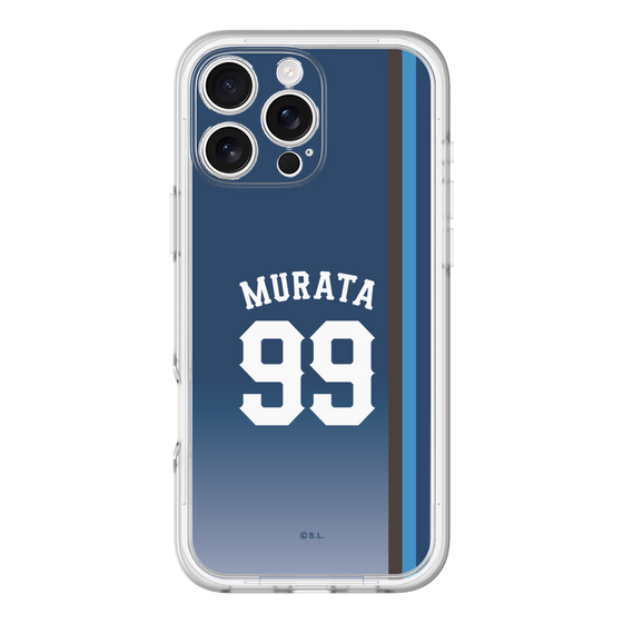 スリムプロテクションプレミアムケース［ 埼玉西武ライオンズ- #99 MURATA - ビジター ］