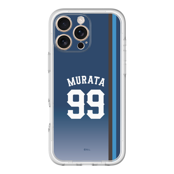 スリムプロテクションプレミアムケース［ 埼玉西武ライオンズ- #99 MURATA - ビジター ］