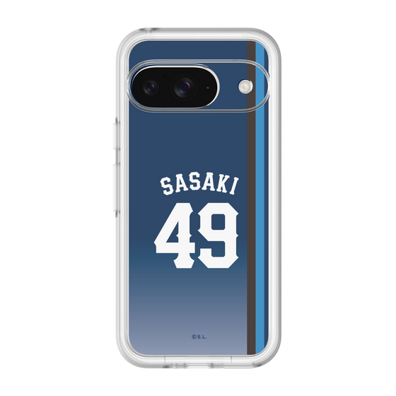 スリムプロテクションプレミアムケース［ 埼玉西武ライオンズ- #49 SASAKI - ビジター ］