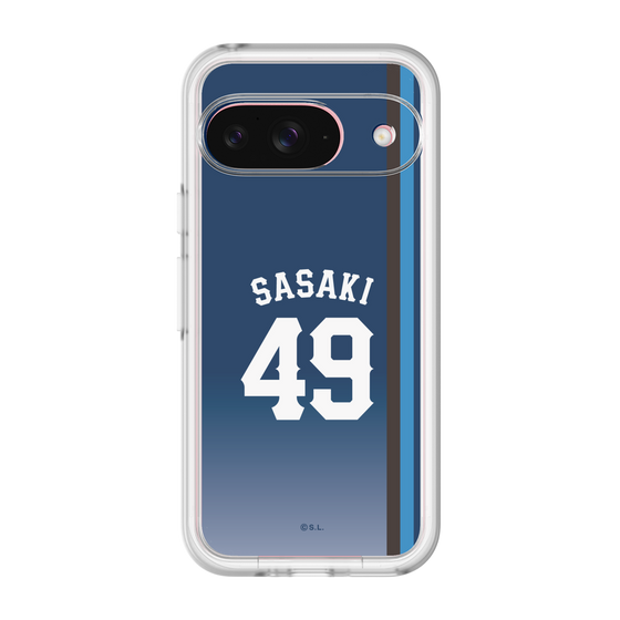 スリムプロテクションプレミアムケース［ 埼玉西武ライオンズ- #49 SASAKI - ビジター ］