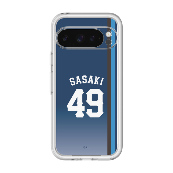 スリムプロテクションプレミアムケース［ 埼玉西武ライオンズ- #49 SASAKI - ビジター ］