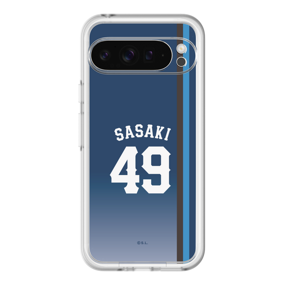 スリムプロテクションプレミアムケース［ 埼玉西武ライオンズ- #49 SASAKI - ビジター ］