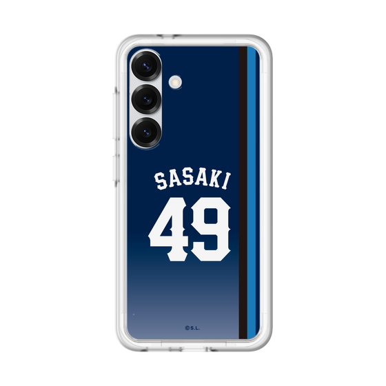 スリムプロテクションプレミアムケース［ 埼玉西武ライオンズ- #49 SASAKI - ビジター ］