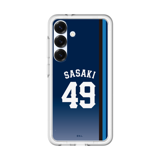 スリムプロテクションプレミアムケース［ 埼玉西武ライオンズ- #49 SASAKI - ビジター ］