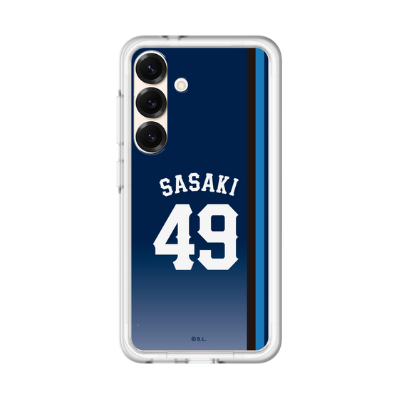 スリムプロテクションプレミアムケース［ 埼玉西武ライオンズ- #49 SASAKI - ビジター ］