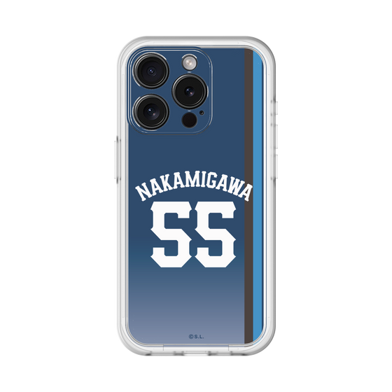 スリムプロテクションプレミアムケース［ 埼玉西武ライオンズ- #55 NAKAMIGAWA - ビジター ］