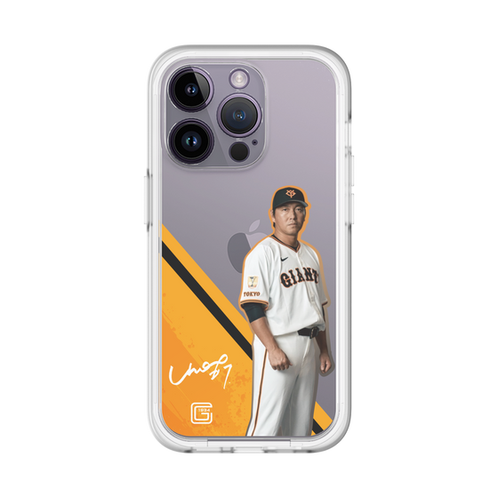 スリムプロテクションプレミアムケース［ 読売ジャイアンツ - #7 CHONO -サイン ］