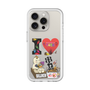 スリムプロテクションプレミアムケース［ クシニョロ - アイラブ串カツ - クリア ］