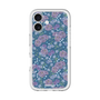 スリムプロテクションプレミアムケース［ 日比谷花壇 - FloralSymphony - ネイビー ］