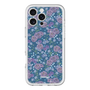 スリムプロテクションプレミアムケース［ 日比谷花壇 - FloralSymphony - ネイビー ］