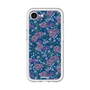 スリムプロテクションプレミアムケース［ 日比谷花壇 - FloralSymphony - ネイビー ］