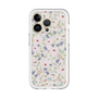 スリムプロテクションプレミアムケース［ 日比谷花壇 - FloralSymphony - ベージュ ］