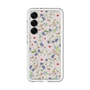 スリムプロテクションプレミアムケース［ 日比谷花壇 - FloralSymphony - ベージュ ］