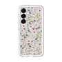 スリムプロテクションプレミアムケース［ 日比谷花壇 - FloralSymphony - ベージュ ］