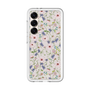 スリムプロテクションプレミアムケース［ 日比谷花壇 - FloralSymphony - ベージュ ］