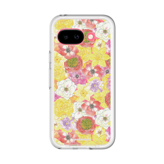 スリムプロテクションプレミアムケース［ 日比谷花壇 - HarmonyinBloom - イエロー ］