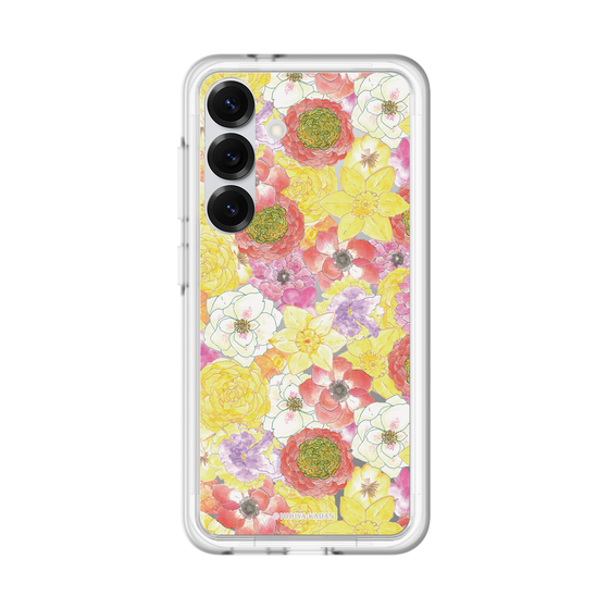 スリムプロテクションプレミアムケース［ 日比谷花壇 - HarmonyinBloom - イエロー ］
