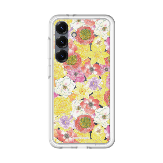 スリムプロテクションプレミアムケース［ 日比谷花壇 - HarmonyinBloom - イエロー ］