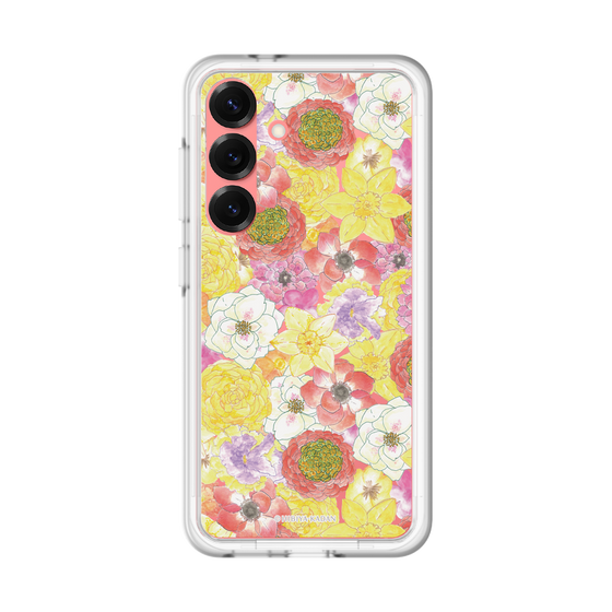 スリムプロテクションプレミアムケース［ 日比谷花壇 - HarmonyinBloom - イエロー ］