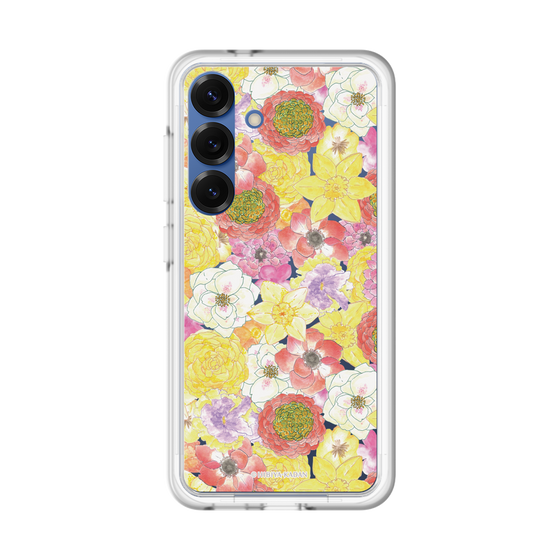 スリムプロテクションプレミアムケース［ 日比谷花壇 - HarmonyinBloom - イエロー ］