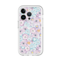 スリムプロテクションプレミアムケース［ 日比谷花壇 - HarmonyinBloom - パープル ］