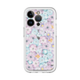 スリムプロテクションプレミアムケース［ 日比谷花壇 - HarmonyinBloom - パープル ］