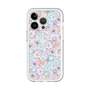スリムプロテクションプレミアムケース［ 日比谷花壇 - HarmonyinBloom - パープル ］