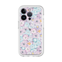 スリムプロテクションプレミアムケース［ 日比谷花壇 - HarmonyinBloom - パープル ］