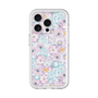 スリムプロテクションプレミアムケース［ 日比谷花壇 - HarmonyinBloom - パープル ］