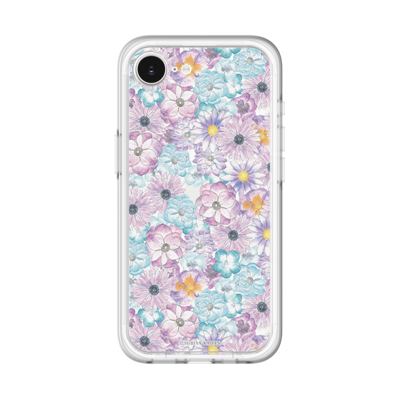 スリムプロテクションプレミアムケース［ 日比谷花壇 - HarmonyinBloom - パープル ］