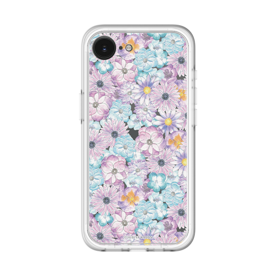 スリムプロテクションプレミアムケース［ 日比谷花壇 - HarmonyinBloom - パープル ］
