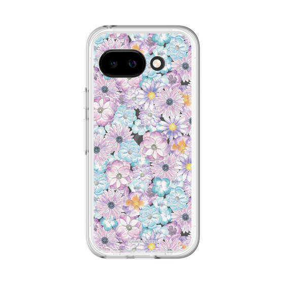 スリムプロテクションプレミアムケース［ 日比谷花壇 - HarmonyinBloom - パープル ］
