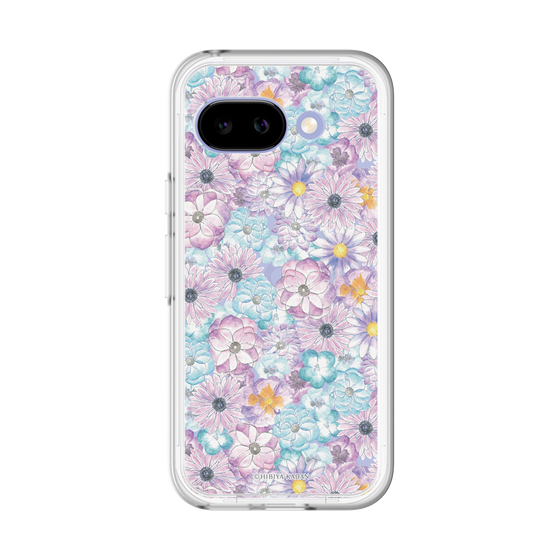 スリムプロテクションプレミアムケース［ 日比谷花壇 - HarmonyinBloom - パープル ］