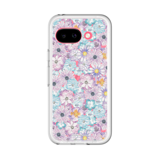 スリムプロテクションプレミアムケース［ 日比谷花壇 - HarmonyinBloom - パープル ］