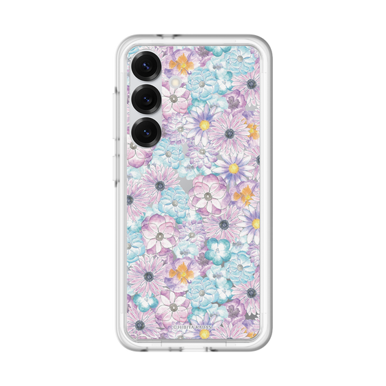 スリムプロテクションプレミアムケース［ 日比谷花壇 - HarmonyinBloom - パープル ］