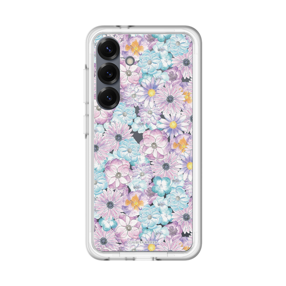 スリムプロテクションプレミアムケース［ 日比谷花壇 - HarmonyinBloom - パープル ］
