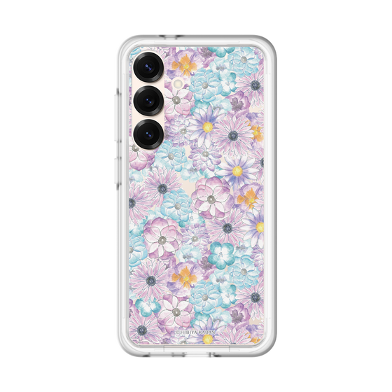スリムプロテクションプレミアムケース［ 日比谷花壇 - HarmonyinBloom - パープル ］
