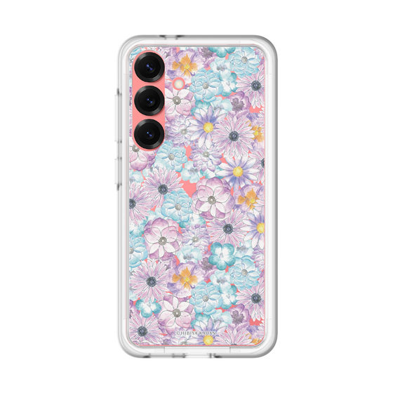 スリムプロテクションプレミアムケース［ 日比谷花壇 - HarmonyinBloom - パープル ］