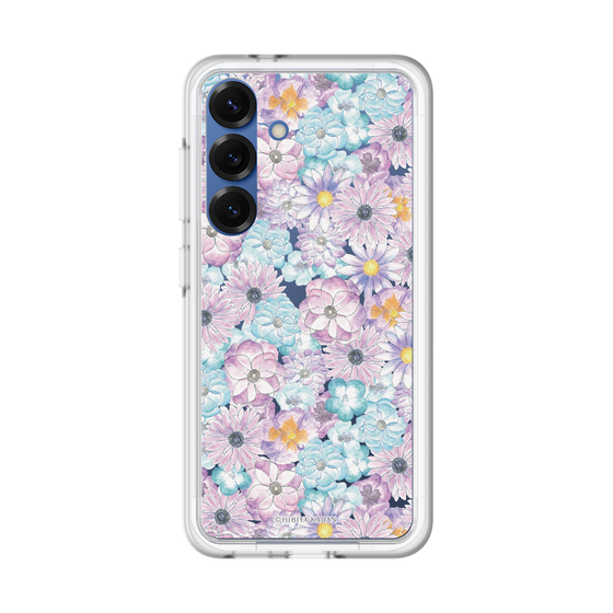 スリムプロテクションプレミアムケース［ 日比谷花壇 - HarmonyinBloom - パープル ］