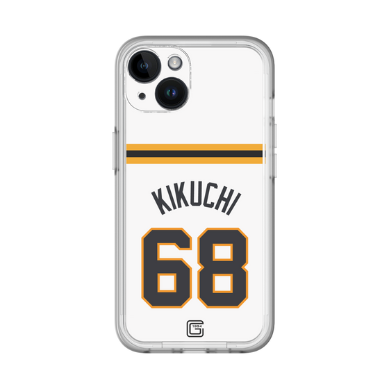 スリムプロテクションプレミアムケース［ 読売ジャイアンツ - #68 KIKUCHI - ホーム ］